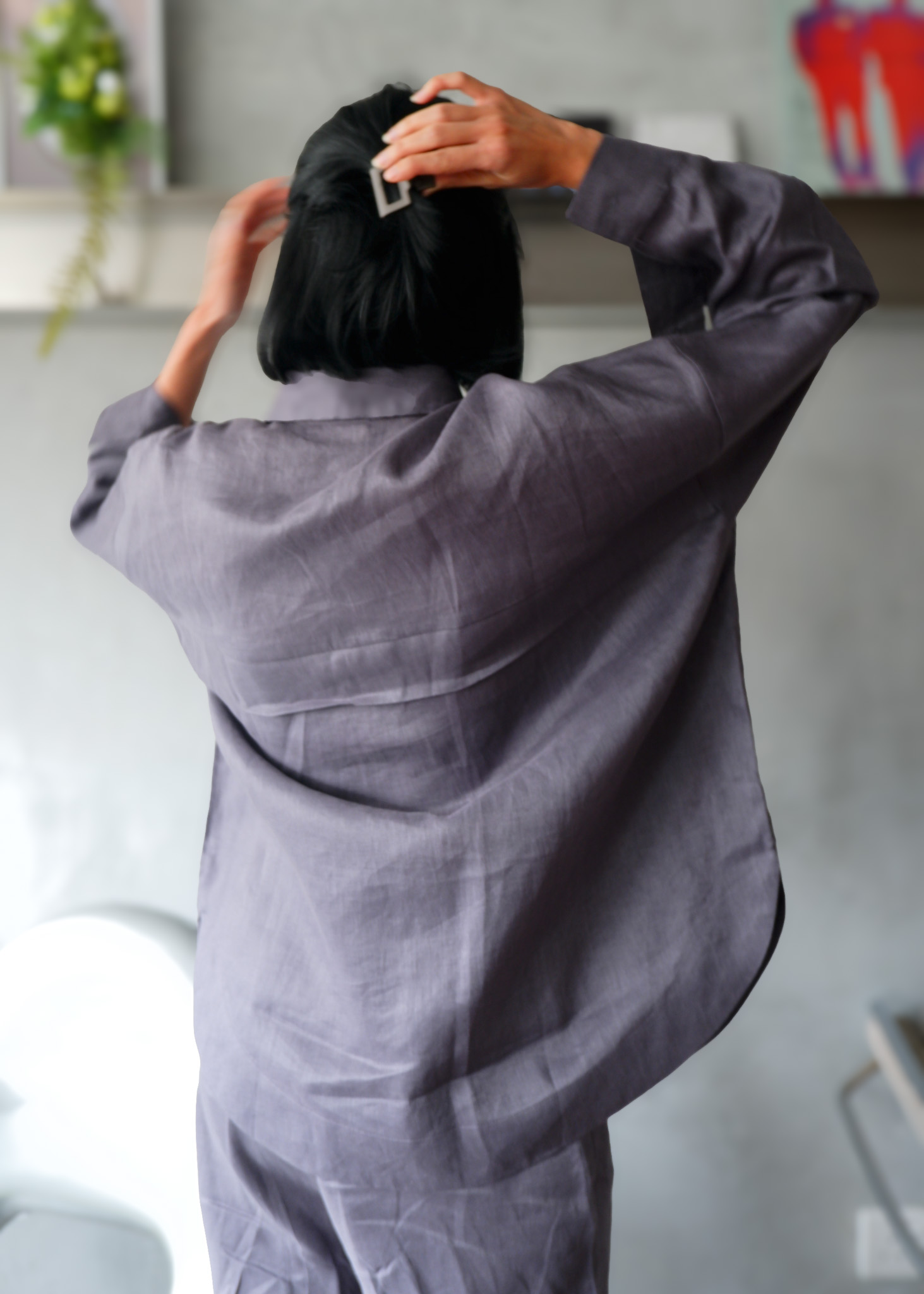 SHIBUI - Big Pocket Linen Shirt - Image 6