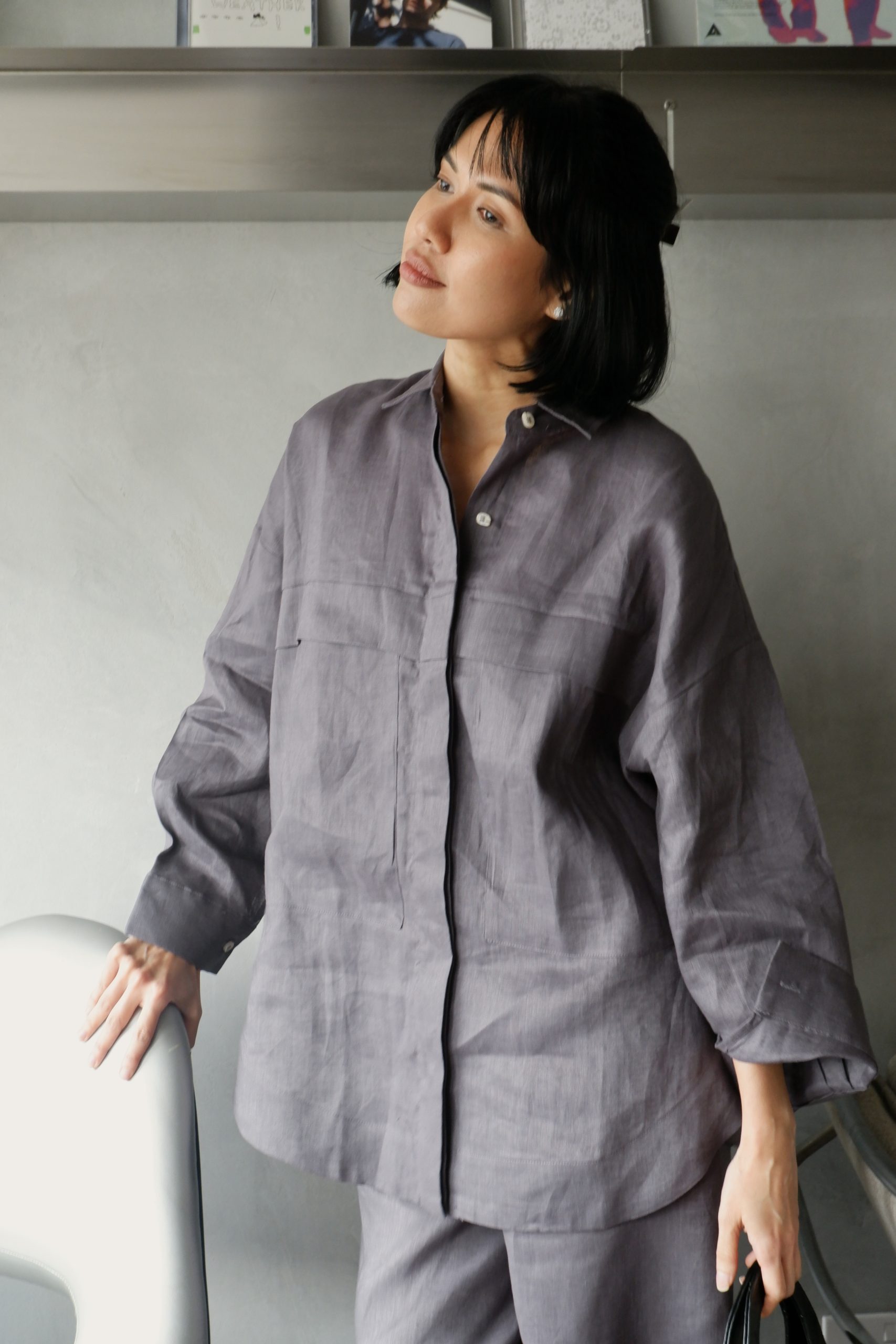 SHIBUI - Big Pocket Linen Shirt
