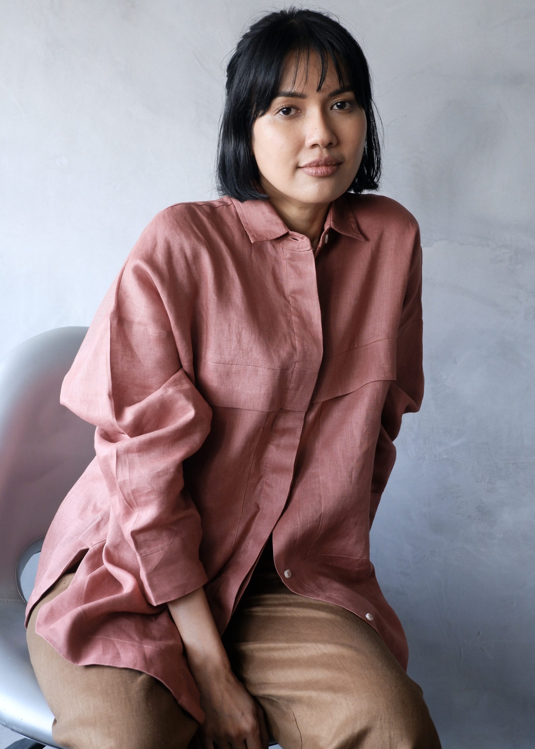 SHIBUI - Big Pocket Linen Shirt - Image 9