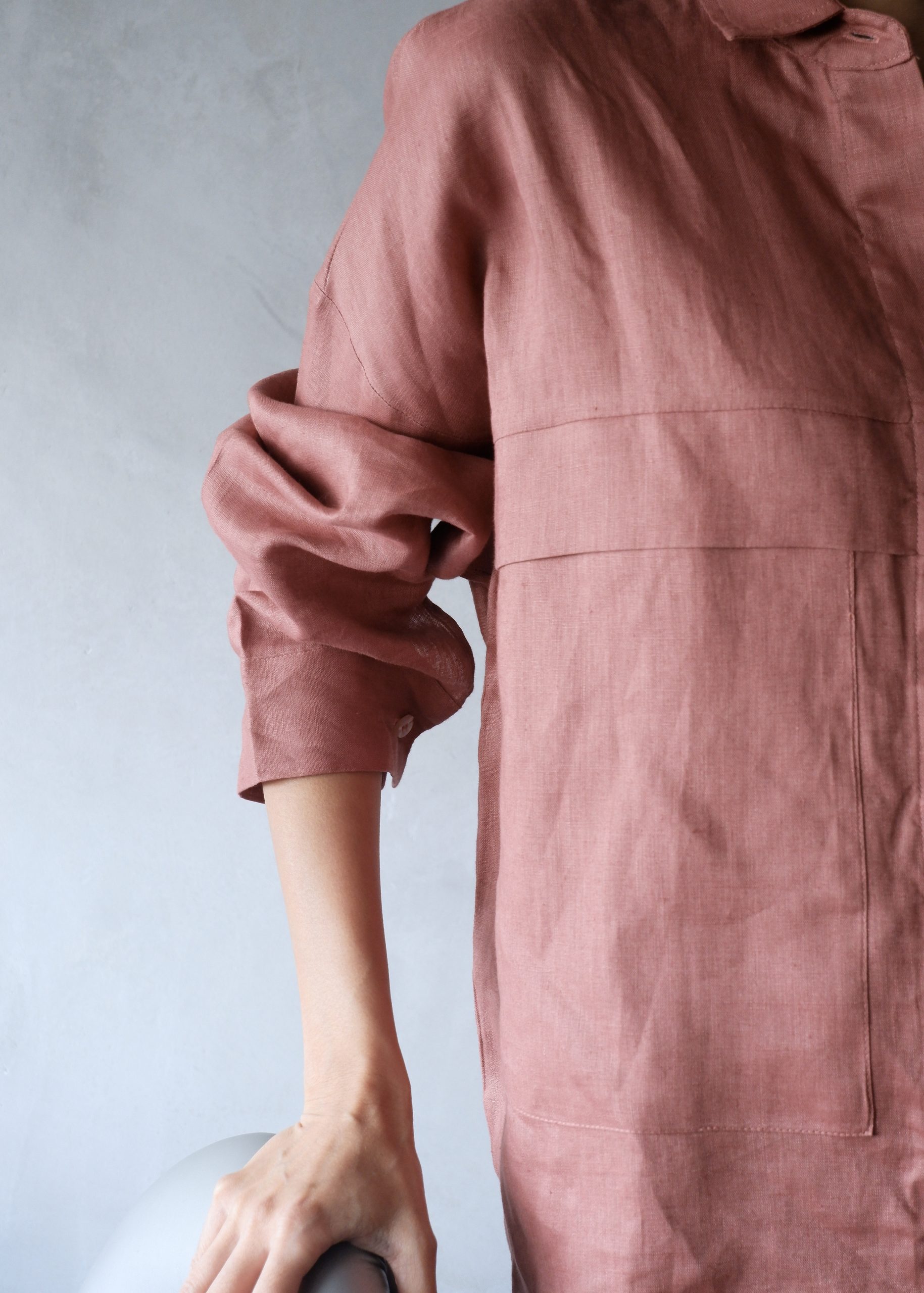 SHIBUI - Big Pocket Linen Shirt - Image 14