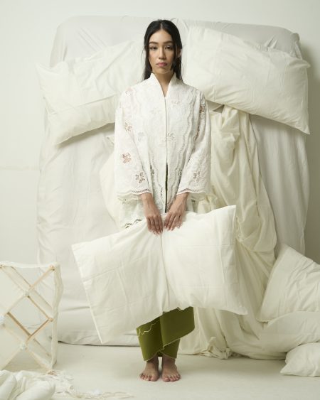 (Preorder) BANGKIT - Wide Lapel Kebaya Top