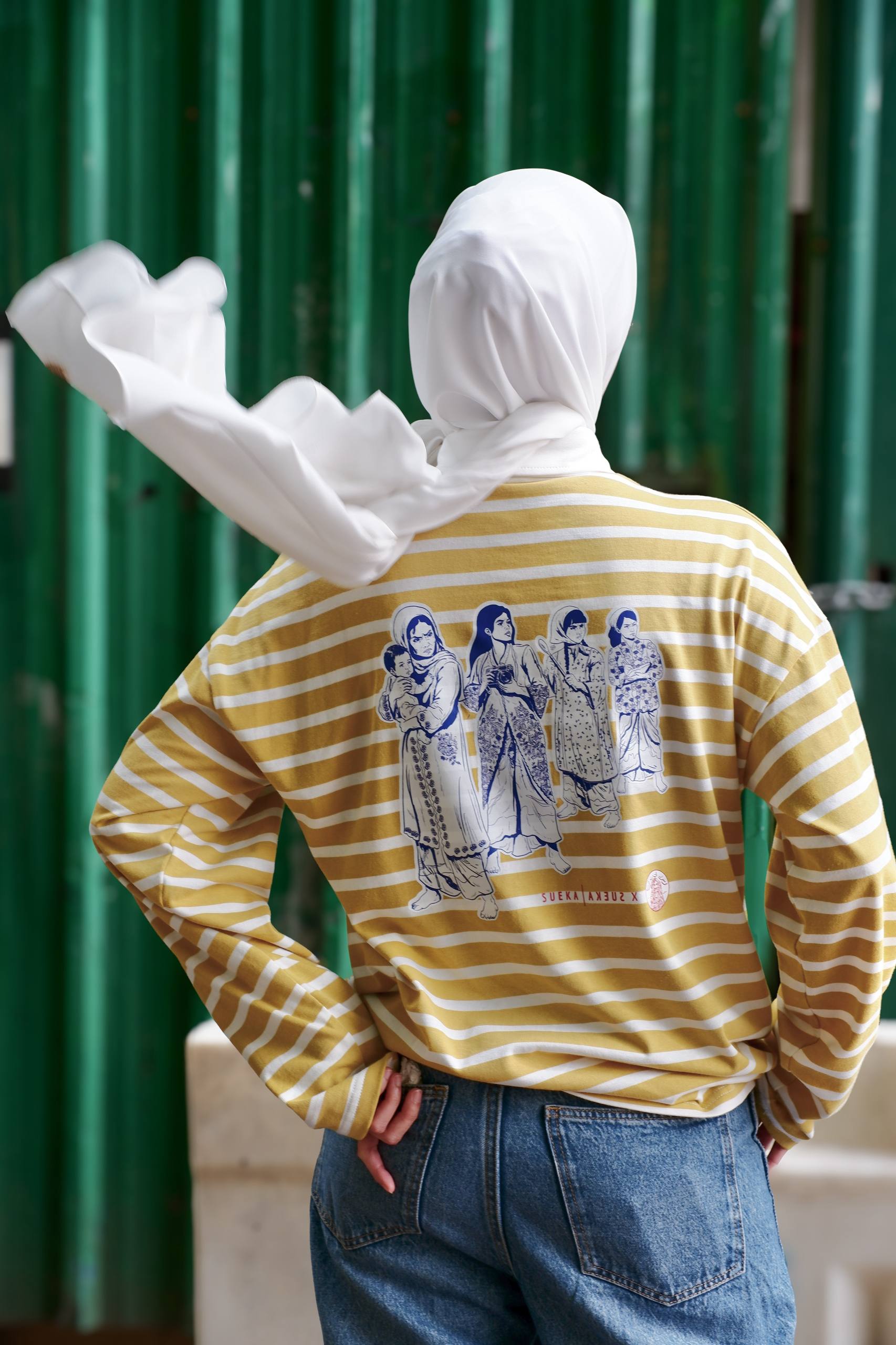 PEREMPUAN MERDEKA - Striped Polo Tee - Image 8