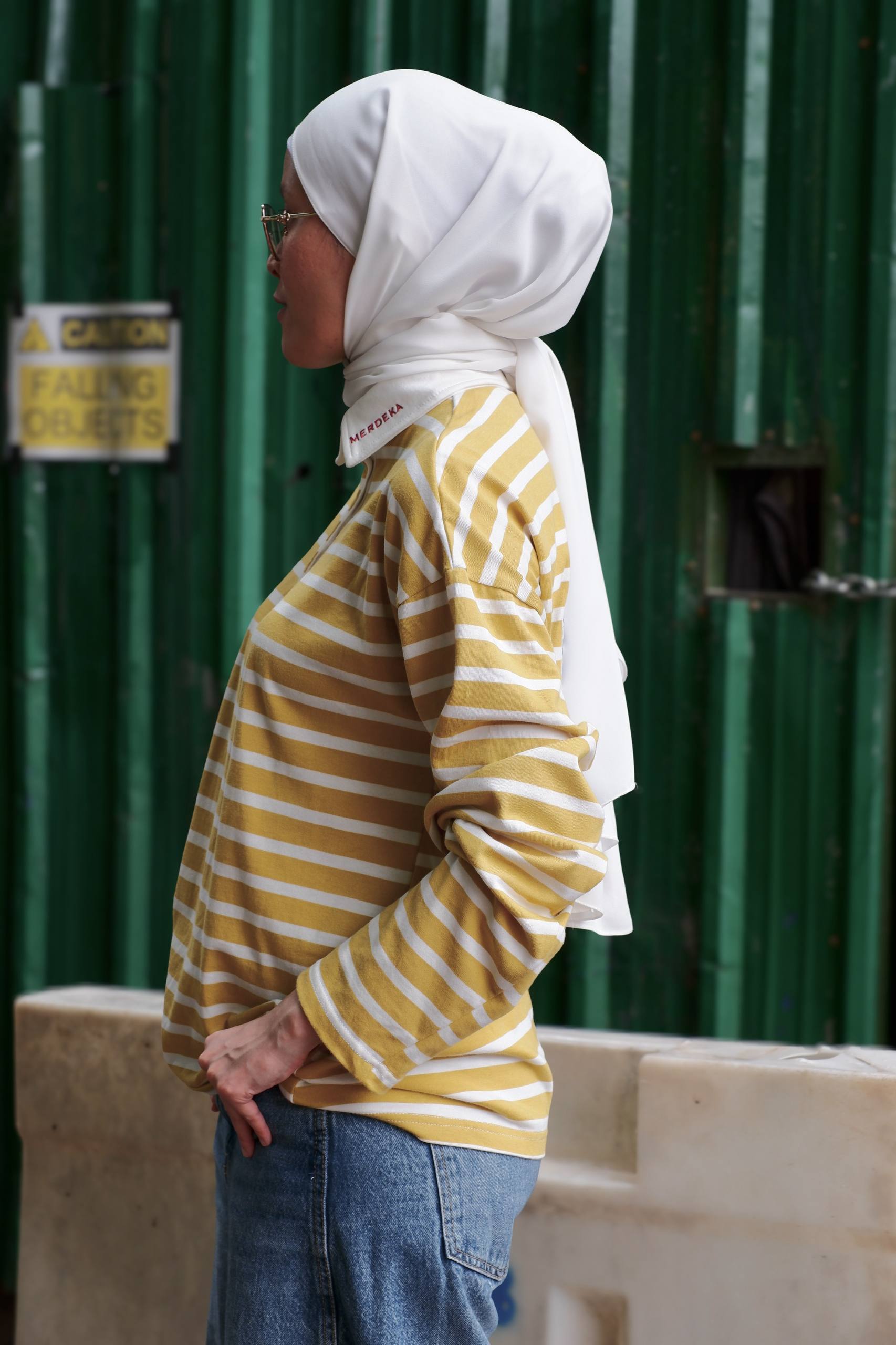 PEREMPUAN MERDEKA - Striped Polo Tee - Image 7
