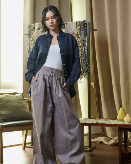TAYORI - Linen Drawstring Pants