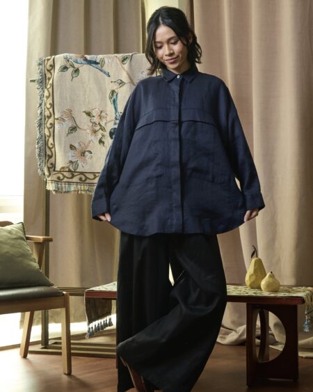 SHIBUI - Big Pocket Linen Shirt