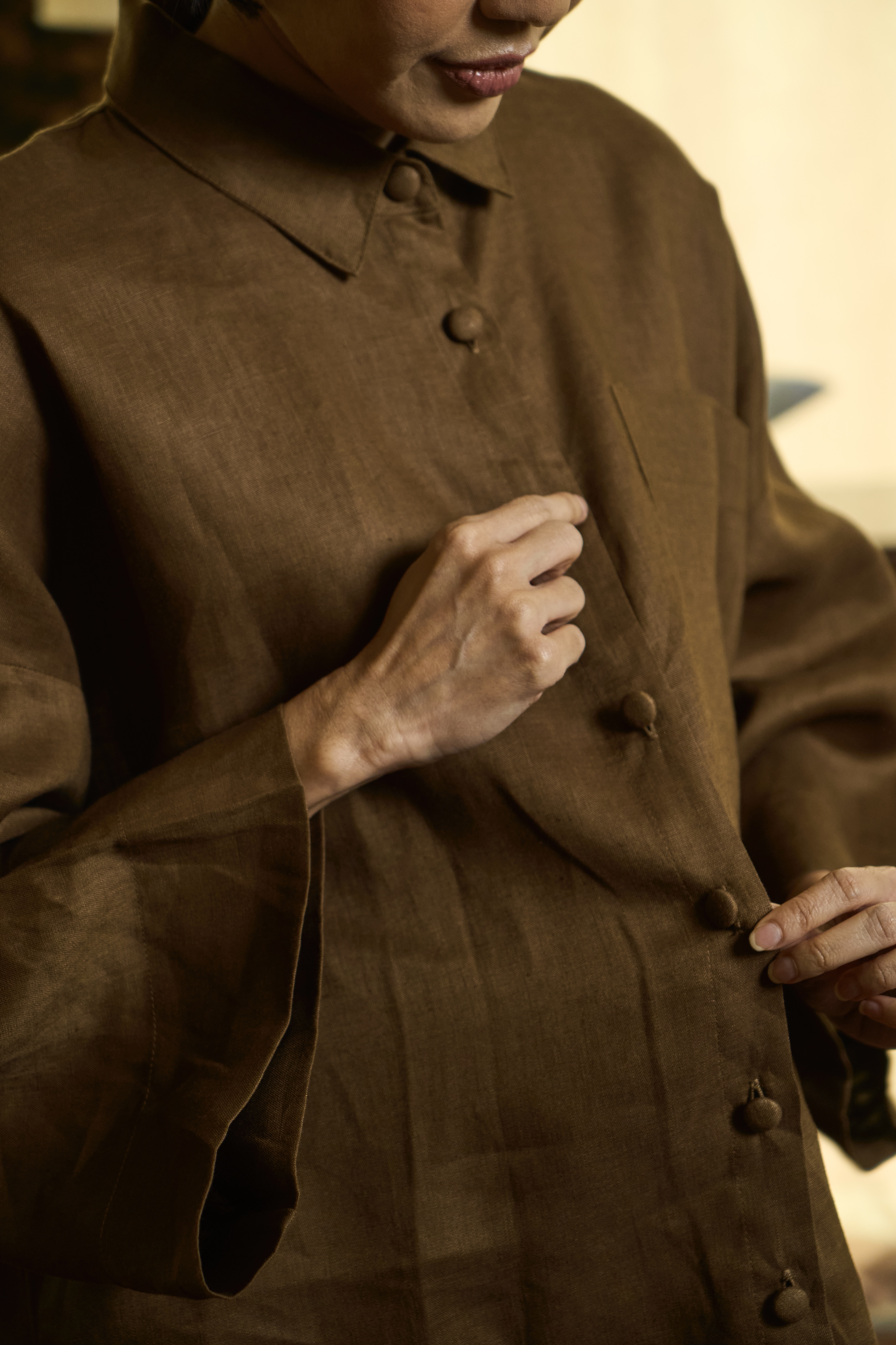 TEJA - Linen Boxy Shirt - Image 18
